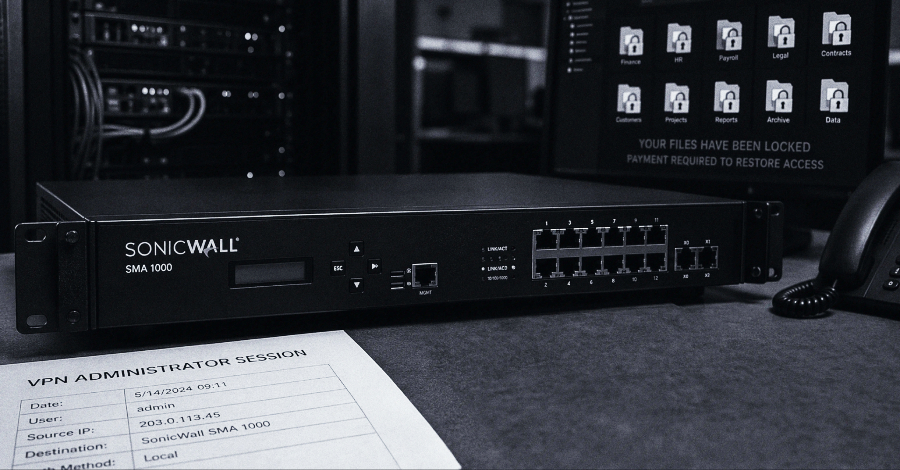 INC Ransomware Emerges as Dominant Actor Exploiting SonicWall SMA 1000 Flaws