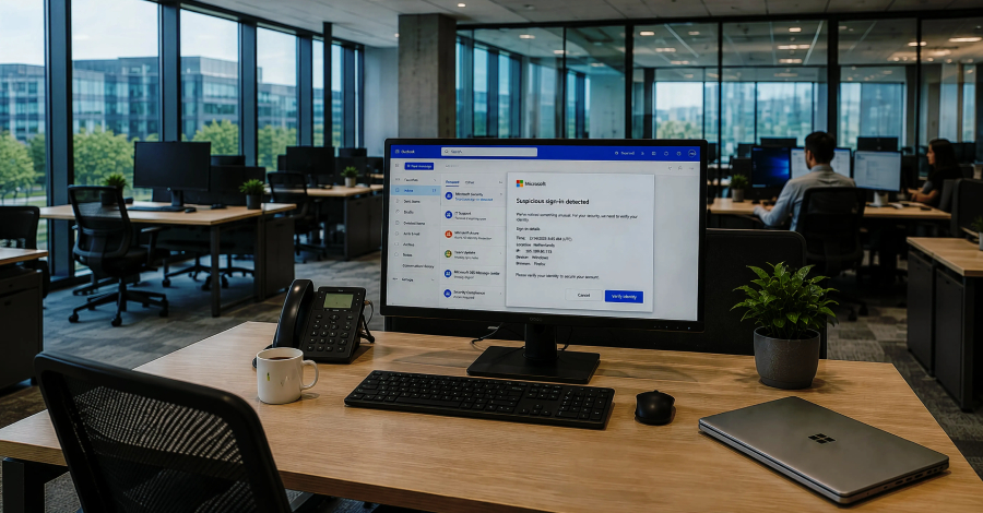 Microsoft 365 AitM Phishing Hijacks Accounts to Collect Payroll and Finance Emails