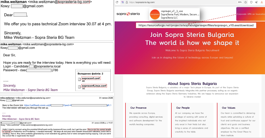 Sandworm-Linked UAC-0145 Uses Fake Job Interviews to Push VPN That Can Run Commands