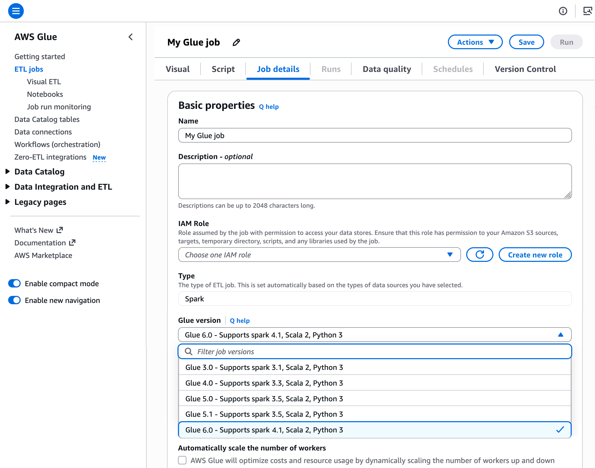 AWS Glue 6.0 now available with 30% lower price and full Apache Iceberg v3 support