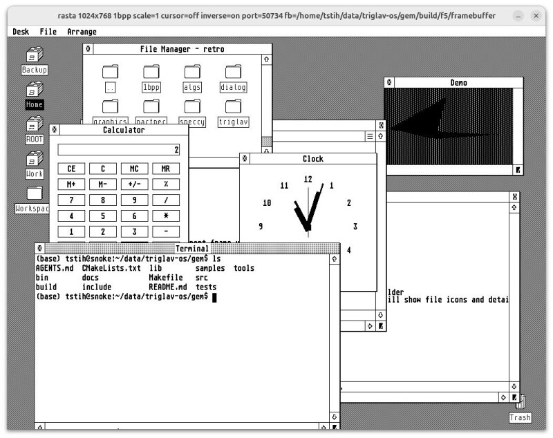 Digital Research's GEM opens a new window on Linux