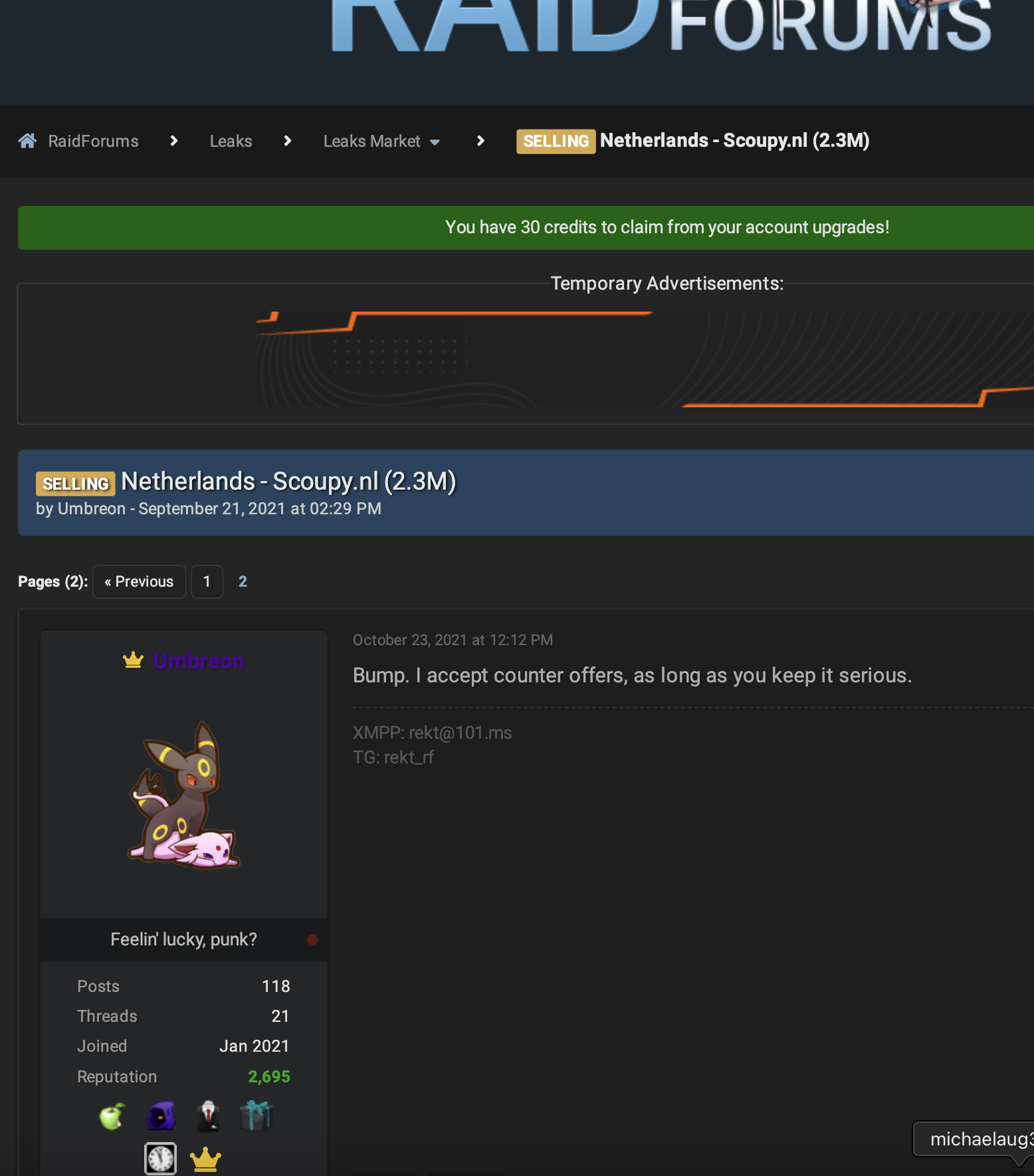 Dutch Police Arrest ‘Reformed’ Hacker in Shiny Hunters Investigation