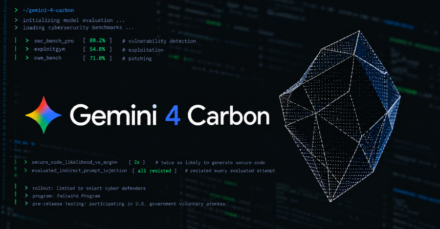 Google's Gemini 4 Carbon Leads Benchmarks for Finding, Exploiting, and Patching Vulnerabilities